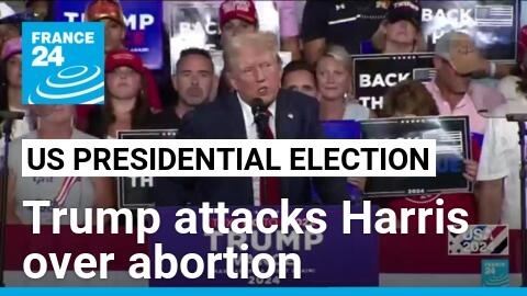 Trump calls Kamala Harris 'lunatic' in first rally since Biden exit